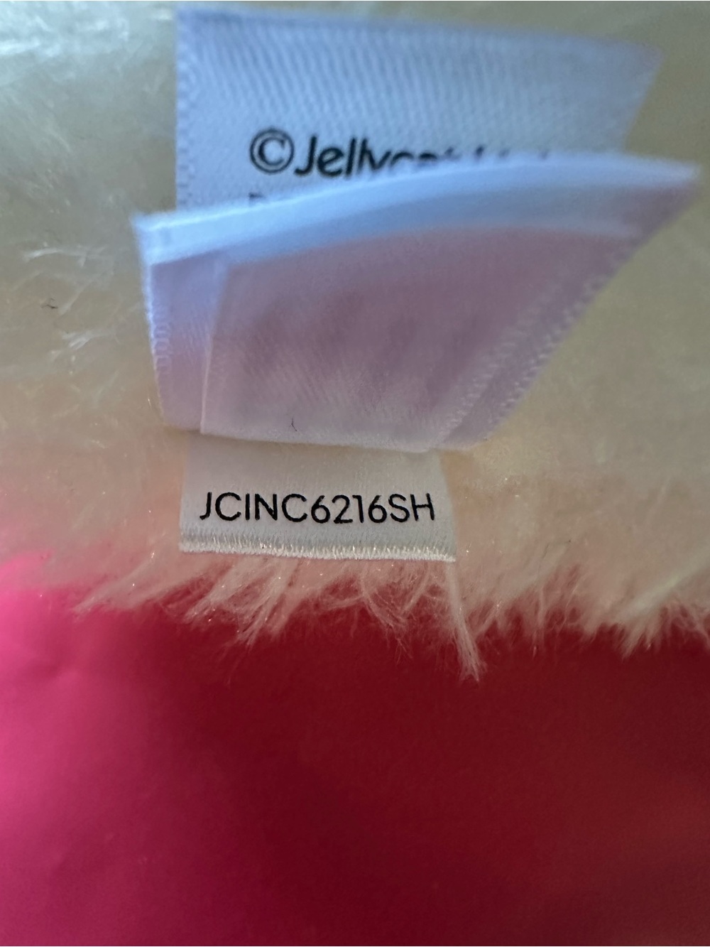 NWT Jellycat Fuzzy Cloud Plush with Brown Legs - White - Picture 8 of 8